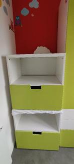 Ikea Stuva ladekast/commode – met open legger + schuif, Kinderen en Baby's, Kinderkamer | Commodes en Kasten, Gebruikt, Minder dan 75 cm