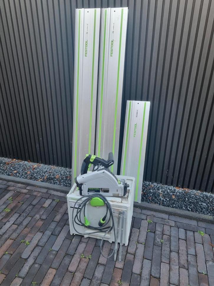 Festool invalzaag TS55REBQ nieuwstaat, Doe-het-zelf en Bouw, Gereedschap | Zaagmachines, Invalzaag, Ophalen