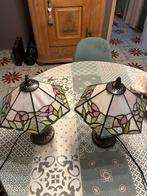 2 Lampes de table vitrail style Tiffany, Enlèvement