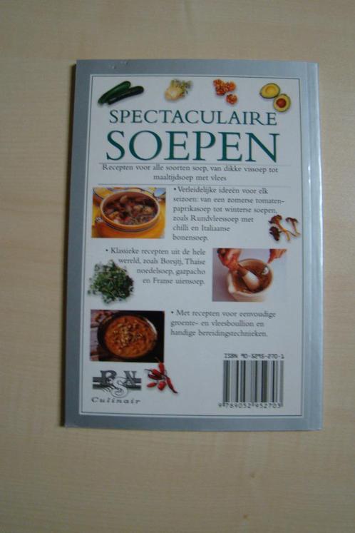 Spectaculaire soepen - Culinair , licht & gezond V Ferguson, Livres, Livres de cuisine, Comme neuf, Entrées et Soupes, Cuisine saine