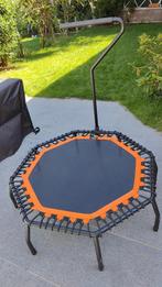 Trampoline fitness avec barre frontale 130 cm, Enlèvement, Comme neuf, Autres types