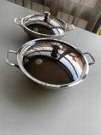 2 serveerschalen met deksel, Huis en Inrichting, Ophalen of Verzenden, Zo goed als nieuw