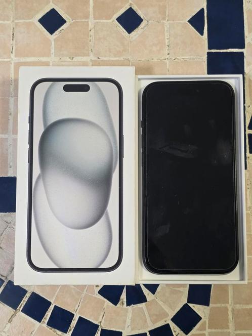 Iphone 15 noir 128gb, Telecommunicatie, Mobiele telefoons | Apple iPhone, Gebruikt, iPhone 15, Zwart, Ophalen