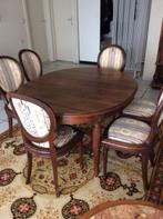 Antieke tafel met 6 stoelen., Enlèvement