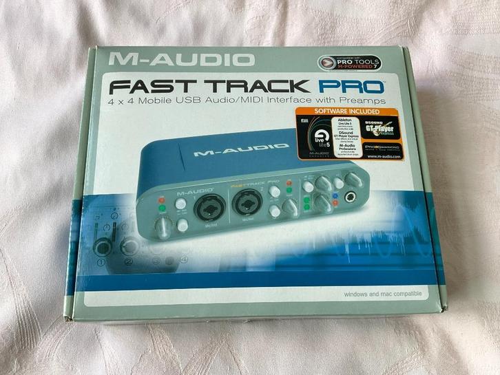 M-AUDIO FAST TRACK PRO, Muziek en Instrumenten, Midi-apparatuur, Zo goed als nieuw, Ophalen