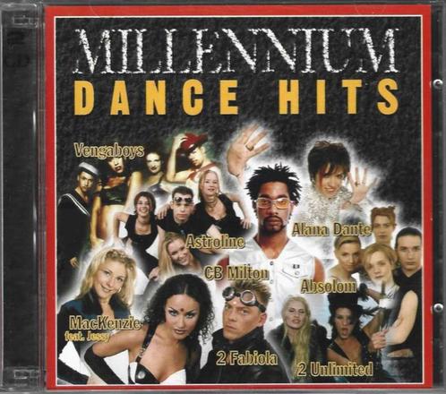 2 CD Millennium Dance Hits, Cd's en Dvd's, Cd's | Dance en House, Zo goed als nieuw, Techno of Trance, Ophalen of Verzenden