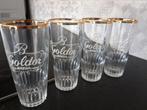 4 Goldor bierglazen, Glas of Glazen, Zo goed als nieuw, Ophalen