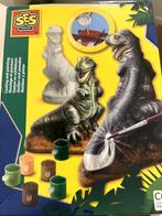 Dino knutselpakket verf gis, Ophalen