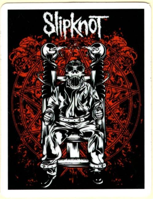 Slipknot sticker #12, Collections, Musique, Artistes & Célébrités, Neuf, Envoi