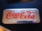 Metalen (pennen)doos Coca Cola, Verzamelen, Ophalen, Zo goed als nieuw