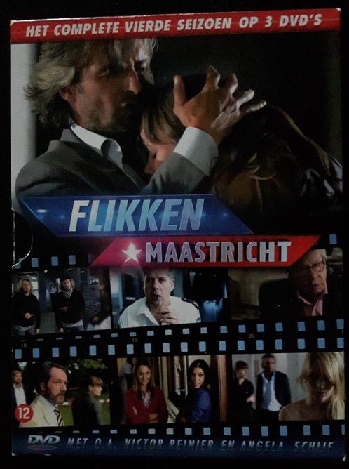 Flikken Maastricht Seizoen 4 (3 DVD's), Cd's en Dvd's, Dvd's | Nederlandstalig, Zo goed als nieuw, Tv fictie, Actie en Avontuur