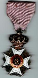 Medaille Ridder in de orde van Leopold I, Verzenden, Overige soorten, Lintje, Medaille of Wings