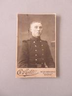 militaire foto CDV  1890 - 1914 Ch. Hoste Gent Gand, Verzamelen, Verzenden, Overige soorten, Foto of Poster