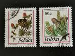 Polen 1995 - flora, coniferen kegels, dennenappels, lork, Ophalen of Verzenden, Polen, Gestempeld