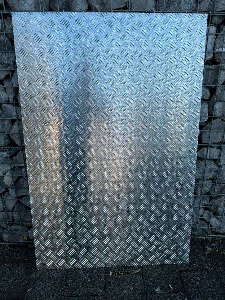 nieuwe alu traanplaat 125 cm x 83,5 cm 3,5/5 mm, Auto diversen, Overige Auto diversen, Ophalen