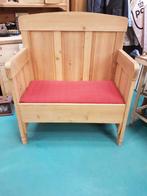 2 x halbank, bijzet bank, eetkamer bank van antiek grenen., Huis en Inrichting, Zetels | Zetels, Ophalen, Gebruikt, Minder dan 75 cm
