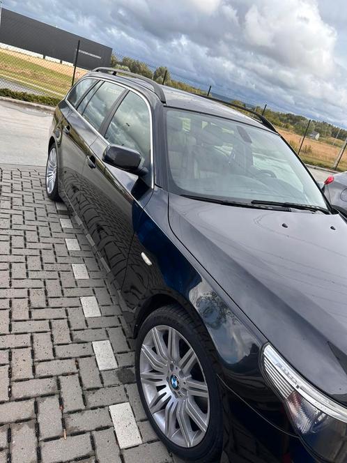 Bmw 525d e61, Auto's, BMW, Particulier, 5 Reeks, Diesel, Euro 4, Break, 5 deurs, Automaat, Zwart, Beige, Leder, Onderhoudsboekje