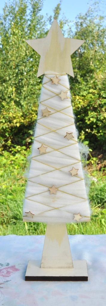sapin decoratif en bois, Enlèvement ou Envoi, Comme neuf