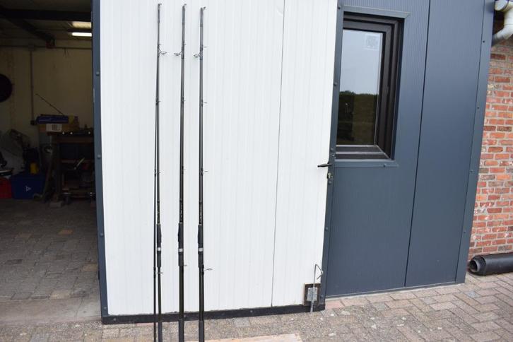 KARPERHENGELS + DIVERSE, Watersport en Boten, Hengelsport | Karpervissen, Zo goed als nieuw, Overige typen, Ophalen