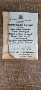 Overgave pamflet voor Wehrmacht troepen, Verzamelen, Verzenden