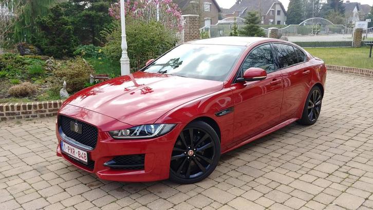 Jaguar XE R-sport 2.0d 180 pk full option, Auto's, Jaguar, Particulier, XE, 360° camera, ABS, Achteruitrijcamera, Adaptieve lichten