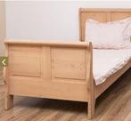 Grenen bed, Huis en Inrichting, Slaapkamer | Bedden, 190 cm of minder, Gebruikt, Bruin, 140 cm