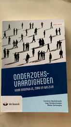 Onderzoeksvaardigheden, De boeck, Enlèvement ou Envoi, Neuf