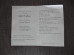 doodsprentje ALIDA CATHOIR !!!!!!!!!!!!!!!!!!!!!!!!!!!!!!!!!, Ophalen of Verzenden, Rouwkaart