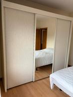 slaapkamer kleerkast + bed + commode, Huis en Inrichting, Slaapkamer | Complete slaapkamers, Ophalen, Zo goed als nieuw, Twijfelaar