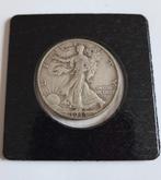 USA Walking Liberty 1944 zilver halve $ VVF - certificaat, Verzenden, Noord-Amerika, Losse munt, Zilver