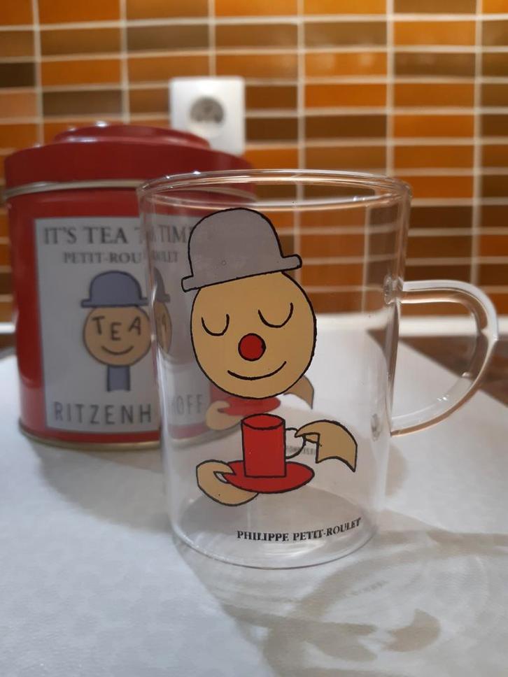 Theeglas Ritzenhoff - Philippe Petit-Roulet 1998, Verzamelen, Glas en Drinkglazen, Ophalen of Verzenden