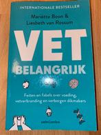 Mariëtte Boon - Vet belangrijk, Ophalen of Verzenden, Zo goed als nieuw, Mariëtte Boon; Liesbeth van Rossum