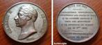 Franse gedenkmedaille koning Charles X 1824, Timbres & Monnaies, Pièces & Médailles, Envoi