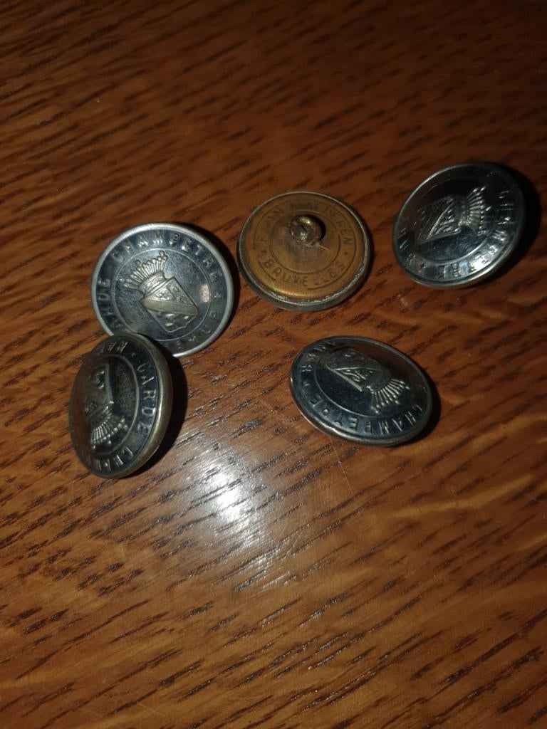 Lot de bouton de la police rurale, Collections, Enlèvement ou Envoi