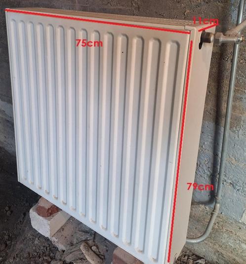 Radiatoren, Doe-het-zelf en Bouw, Verwarming en Radiatoren, Gebruikt, Radiator, 800 watt of meer, 80 cm of meer, 150 cm of meer