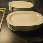 12 ovale borden, porselein, Huis en Inrichting, Keuken | Servies, Ophalen of Verzenden, Zo goed als nieuw, Porselein, Bord(en)