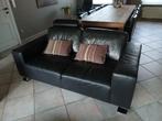 Lederen salon, Ophalen, Strak, Gebruikt, Rechte bank