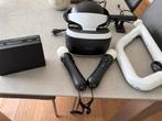PSVR v1 + Camera + 2 Move + Aim controller + volledig, Games en Spelcomputers, Virtual Reality, Ophalen, Zo goed als nieuw, Camera