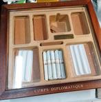 Rare cave à cigares, vitrine, Corps Diplomatique, Verzamelen, Rookartikelen, Aanstekers en Luciferdoosjes, Ophalen of Verzenden
