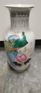 Oude Chinese vaas met handtekening Fù guì 45€, Antiek en Kunst, Ophalen