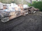 Eiken balken, Ophalen, Gebruikt, Hardhout, 250 cm of meer