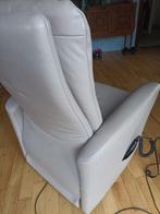 Relax fauteuil - electrisch verstelbaar - prima staat, Ophalen, Gebruikt, Minder dan 75 cm, Leer