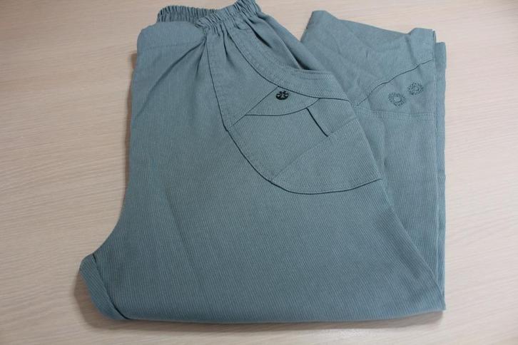 3/4 Broek maat S/M, Kleding | Dames, Broeken en Pantalons, Gedragen, Maat 38/40 (M), Blauw, Driekwart, Ophalen of Verzenden