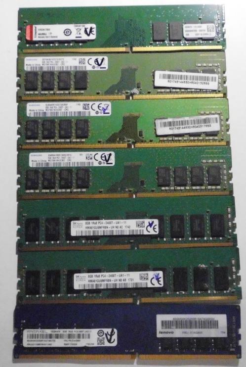 8 Gb DDR4 à 2400 Mhz, Informatique & Logiciels, Mémoire RAM, Desktop, 8 GB, DDR4, Enlèvement ou Envoi