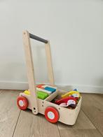 Plantoys loopwagen papegaai, Kinderen en Baby's, Speelgoed | Houten speelgoed, Ophalen, Zo goed als nieuw, Rij- of Hobbelspeelgoed