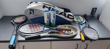 Rackets tennis, badminton, squash