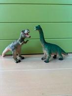 2 grote dinosaurus figuren, Ophalen of Verzenden, Zo goed als nieuw