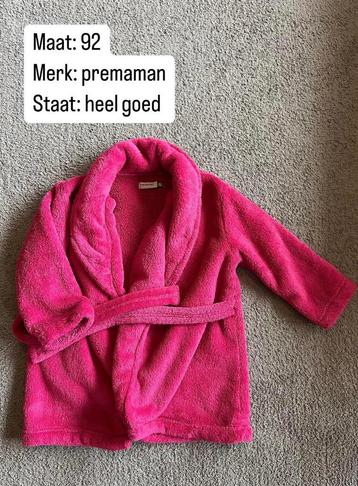 Badjas / kamerjas roze, maat 92 beschikbaar voor biedingen
