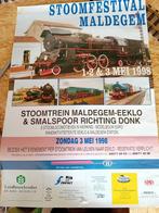 Affiche "Stoomfestival Maldegem 1998", Utilisé, Enlèvement ou Envoi