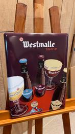 Westmalle blikken bord., Verzamelen, Ophalen of Verzenden, Nieuw, Reclamebord